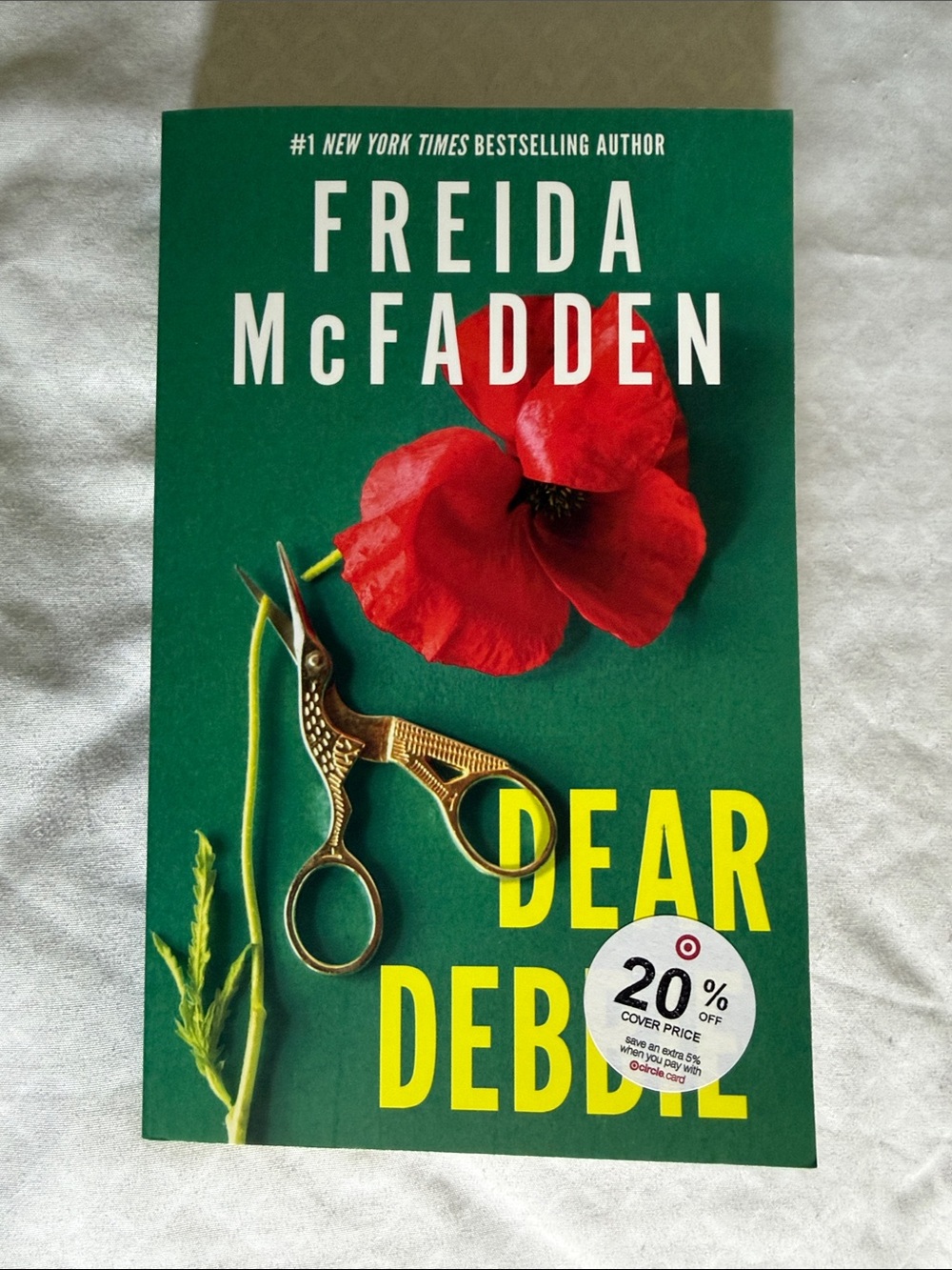 dear debbie book by frieda mcfadden